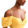 New Look Bardot Satin Maxi Dress - Light Yellow