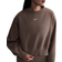 Nike Felpa A Girocollo Ultraoversize Sportswear Phoenix Fleece - Marrone