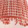 Dunelm Carys Frilled Gingham Drum Lamp - Orange Shade ∅ 30cm