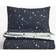 John Lewis Easy Care Star Print Set 120 x 140 cm Duvet Cover Blue (140x120cm)