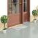 Homcom Rose Flower in Pot White Artificial Plant 2pcs
