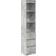 vidaXL Høybord Betonggrå 37,5 x 35 x 180 cm Konstruert Tre Skjenk 37.5x180cm