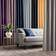 Dunelm Solar Blackout Eyelet Curtains Black 117x182cm