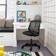 Yaheetech Mid-Back Armless Mesh Padded Swivel Task 92 cm H X 55 cm W X 55 cm D Office Chair 92cm