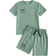 Shein Boys Slogan Graphic Tee & Shorts