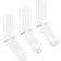 Weekday Selma 3-Pack Rib Socks - White