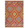 Dunelm Roshni Kilim Wool Rug - Multicoloured Multicolour 80x150cm