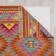 Dunelm Roshni Kilim Wool Rug - Multicoloured Multicolour 80x150cm
