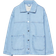 Stradivarius Denim Jacket with Pockets - Light Blue