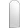 Melody Maison Large Black Arched Leaner X Floor Mirror 80x180cm