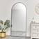 Melody Maison Large Black Arched Leaner X Floor Mirror 80x180cm