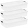 Iris Underbed Chest 50 Qt Container 17.88 In W X 6.5 In H X 32.5 In D Storage Box 12.5gal 3pcs
