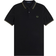 Fred Perry Mens Twin Tipped Polo Shirt - Black/Laurel Wreath Green