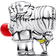 Pandora Disney Pixar Up Carl & Ellie Charm - Silver/Multicolour