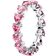 Pandora Band Hearts Ring - Silver/Pink