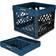 CleverMade Collapsible Eco Plastic Milk Crate 6.6 gal Storage Box 6.6gal