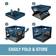 CleverMade Collapsible Eco Plastic Milk Crate 6.6 gal Storage Box 6.6gal