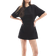 Monki T-Shirt Dress With Cinched Waist - Black