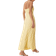 Vila Textured Jersey Cami Maxi Dress - Pale Yellow