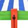 vidaXL Bois de Sapin Bac à Sable avec Toit Réglable Enfants Tout-petits Garçons Filles Jardin Patio Extérieur Arrière-cour Multicolore UV50