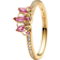 Pandora Disney Princess Rapunzel Tiara Ring - Gold/Pink/Transparent