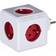 allocacoc PowerCube Original 5-way Red