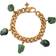 Märta Larsson Wrist Collar Bracelet - Gold/Ruby Zoisite