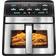 Gourmia digital air fryer 7.6l light