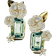 Abelstedt Flora Flower Earrings - Gold/Crystals