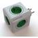 allocacoc PowerCube Original 5-way Green