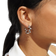 Abelstedt Flora Leaf Jewelry Set - Silver/Crystals