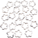 Shein 20pcs/Set Flower Design DIY Bead Valentines