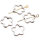 Shein 20pcs/Set Flower Design DIY Bead Valentines