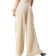 Stradivarius Flowing Striped Trousers - Vanilla