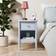 Dunelm Remi 1 Drawer Bedside Table 40x40cm