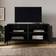 Dunelm Helga Metal Low Black Sideboard 127.5x17.5cm