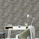 Muriva Metallic Ripple Liquid Marble Charcoal Grey Gold Shimmer Wallpaper