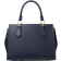 Michael Kors Marilyn Medium Saffiano Leather Satchel - Navy