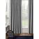 Enhanced Living Oxford Velvet 100% Blackout Curtain 66 x 72 in - Red 168x183cm