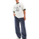 ASOS DESIGN T-shirt I Oversize Med Tryck Framtill - Vit/A