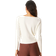 ASOS DESIGN Fitted Ribbed Cardigan - Cream
