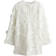 H&M Kjole I Blonde Med Blomsterapplikationer - Hvid
