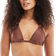 New Look Mix and Match Ring Detail Halterneck Bikini Top - Dark Brown