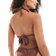 New Look Mix and Match Ring Detail Halterneck Bikini Top - Dark Brown