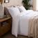 Dunelm Alton Tufted Stripe Quilt Cover Set - Bedspread White (220x230cm)