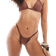 New Look Mix and Match Tanga Bikini Bottoms - Dark Brown