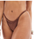 New Look Mix and Match Tanga Bikini Bottoms - Dark Brown