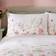 Dunelm Nola Floral and Pillowcase Set - Blush Duvet Cover Pink (220x230cm)