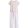 H&M Trikåpyjamas - Ljusrosa/Randig