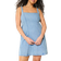 Hollister Linen Blend Structured Mini Dress - Chambray